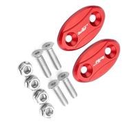 Parte Trasera Accesorios CNC para Motocicleta, Tapa De Espejo para Parabrisas, Eliminadores Impulsados, con Orificio para, Cubierta para BMW S1000RR 2009-2015 2016 2017 S 1000 RR(Rosso)