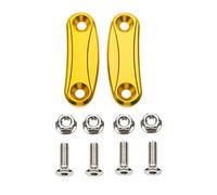 Parte Trasera Cubierta De Orificio para Espejo Retrovisor Motocicleta, Tapa Chasis Parabrisas, Bloque Base para Kawasaki ZX10R ZX-10R ZX 10R 2011 2012 2013 2014 2015(Gold)