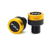 Parte Trasera Espejos M10 X 1,25 para Motocicleta, Tapones para Agujeros, Tornillos, Accesorios De Cubierta para Benelli TRK502 TRK502X TRK 702 251 800 502 502X(Jaune)