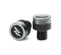 Parte Trasera M10X1.25 Accesorios De Motocicleta CNC Aluminio Espejo Retrovisor Lateral Agujero Tapa con Cabezal para Tornillos para CFMOTO 450MT MT 450 2025(Grey)