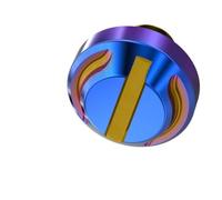 Parte Trasera M8 M10 Accesorios De Motocicleta Extremo Barra Espejo Agujero con Cabezal para Tornillos(Blue 10mm F)