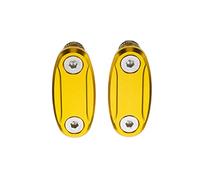 Parte Trasera para Honda CBR1000RR CBR 1000RR 2004 2005 2006 2007 1000 RR Motocicleta CNC Espejo Retrovisor Agujero Cubierta Chasis Tapa Bloque Base(Gold)