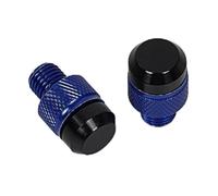 Parte Trasera Tapones para Agujeros De Espejo Motocicleta, Tornillos, Tapas Cubierta para KYMCO AK550 ST Xciting S400 I TCS DT X 360 125 350 CV3 Dink X125 Town(BLU)