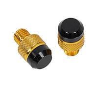 Parte Trasera Tapones para Agujeros De Espejo Motocicleta, Tornillos, Tapas Cubierta para KYMCO AK550 ST Xciting S400 I TCS DT X 360 125 350 CV3 Dink X125 Town(Gold)