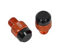 Parte Trasera Tapones para Agujeros De Espejo Motocicleta, Tornillos, Tapas Cubierta para KYMCO AK550 ST Xciting S400 I TCS DT X 360 125 350 CV3 Dink X125 Town(Orange)