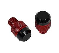Parte Trasera Tapones para Agujeros De Espejo Motocicleta, Tornillos, Tapas Cubierta para KYMCO AK550 ST Xciting S400 I TCS DT X 360 125 350 CV3 Dink X125 Town(Rosso)