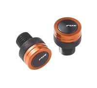 Parte Trasera Tapones para Agujeros De Espejo Motocicleta, Tornillos, Tapas Cubierta para Yamaha Aerox 155 50 50CC, Accesorios(Orange)