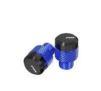 Parte Trasera Tornillos para Motocicleta, Pernos, Tapones para Orificios De Espejo, Tapa para Yamaha Aerox 155 50 50CC Universal(BLU)
