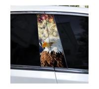 Partes Cuerpo 2 Calcomanías Para El Pilar B Del Coche, Diseño De Estrellas Y Almas, Pegatinas Impermeables Para El Pilar Central Del Coche.(G)