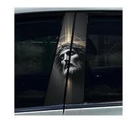 Partes Cuerpo 2 Piezas De Película Protectora Para Pilar B De Coche, Decoración Cristiana Con Jesús, Pegatina Para Pilar Central De Coche(B)