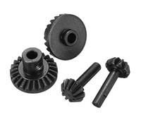 【Partes de juguete de control remoto】 RC Car Metal Recambio Actualización Metal Front &Engranaje de conducción del eje del engranaje del eje trasero Compatible con WPL B1 B14 B16 B24 C14 C24 ajust