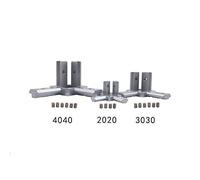 partes de la impresora 1 impresora 3D 2020 3030 4040 con ranura en T, perfil de aluminio, 3 vías, 90 grados, soporte de esquina interior, conector interior para piezas de reparación de perfil de alumi