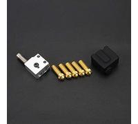 Partes de la Impresora 1 Juego de Calcetines de Silicona V1 + Bloque de volcán de Aluminio + Boquilla de 5 Piezas + Garganta Caliente de 1,75 mm para reprap Prusa i3 Piezas de reparación de Impresora