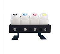 Partes de la Impresora 1 Juego de Sistema de Tinta a Granel Universal 4 + 8 CISS para Mimaki/Roland/Mutoh y Otros 4 Colores para Impresora de Gran Formato