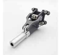 Partes de la Impresora 1 Pieza 4.76 mm 3/16"Eje de transmisión Cable Strut Holder Soporte Angel Longitud Ajustable para Piezas de reparación ovaladas Vee RC Boat Speed Racing (Color: Plata)
