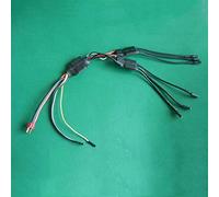 Partes de la Impresora 1 Uds 2-4S de Doble vía sin escobillas ESC 25Ax2 Controlador de Velocidad electrónico Control Mixto Motor subacuático Thruster repuestos para Piezas de reparación de Bricolaje
