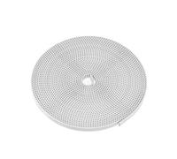 Partes de la Impresora 10 Metros de Correa de distribución Blanca GT2, Correa síncrona de PU Abierta, Ancho de 10 mm/Ancho de 6 mm, Piezas de reparación de Piezas de Impresora 3D (Color: Ancho de 10