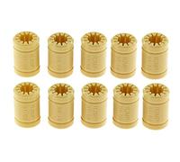 Partes de la Impresora 10 Piezas de Impresora 3D LM8UU RJMP-01-08 Cojinete de polímero sólido Eje de 8 mm Cojinete Lineal de plástico para Piezas de reparación de impresoras 3D (Color: 10 Piezas)