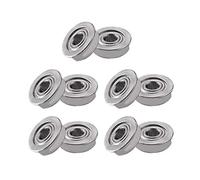 partes de la impresora 10 piezas Mini rodamientos de bolas de una sola brida Material de acero Accesorio de impresora 3D para modelo de impresora 3D Alta resistencia Adecuado para piezas de reparación