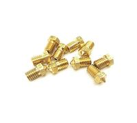 Partes de la Impresora 10 unids/Lote Boquilla de Cobre roscada M6 0,2 0,25 0,3 0,35 0,4 0,5 0,6 0,8 1,0mm para 1,75mm 3mm Suministros de Piezas de reparación de Piezas de Impresora 3D