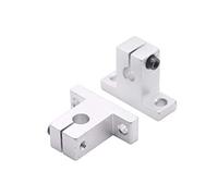 Partes de la Impresora 10 unids/Lote SK8 SK10 SK12 SK16 SK20 SK25 SH8A Soporte de Eje de riel de rodamiento Lineal para Mesa XYZ, enrutador CNC, Pieza de Impresora 3D (Longitud de guía: SK8)