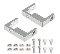 Partes de la Impresora 12 Bloque de fijación de riel de guía Lineal para Impresora 3D Ender-3 2040 Piezas de Perfil con Kit de Tuercas de Tornillo Piezas de reparación