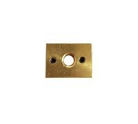 Partes de la Impresora 162211.5 Bloque térmico de Cobre y latón para Impresora 3D de Cobre Hotend Boquillas V6 de Acero endurecido a Alta Temperatura Piezas de reparación de extrusora Titan