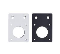 partes de la impresora 17 Soporte de montaje serie 42 Placa de pasos fija para impresora Reprap 3D Piezas de aluminio CNC compatibles con piezas de reparación de perfiles 2020/2040 (tamaño: 2 piezas p
