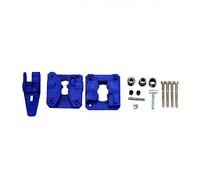 Partes de la Impresora 1set Drivegear Kit Dual Drive Gear Extruder Kit Blue para Cloned Btech Upgrade para Prusa i3 3D Printer Gear Mini Bowden Extrusor Piezas de reparación (Tamaño: Gear Kit)