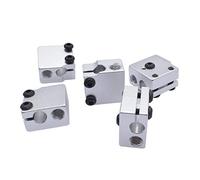 partes de la impresora 2/5 piezas para impresora 3D Volcano hot end bloque calefactor de erupción bloque calefactor 1,75 3 mm extrusora de filamento J-Head aluminio piezas de reparación del bloque cal