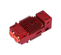 partes de la impresora 2 en 1 Hotend Multi Color 3D Printer Parts J-Head Hotend 12V / 24V 1.75mm Filamento para piezas de reparación de extrusoras Titan Bulldog MK8 (Color: Negro, Tamaño: Solo Hotend)