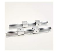 Partes de la Impresora 2 Piezas SBR12 300400500600800 1000 1200 1300 1500 mm Varilla de Eje Deslizante de riel Lineal Totalmente Compatible con 4 Piezas SBR12UU Bloque de cojinetes (Longitud de guía: