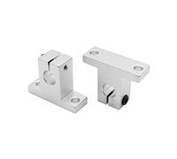 Partes de la Impresora 2 unids/Lote Eje de riel Lineal SK8 SH8A SK10 SK12 Bloque de Aluminio Mesa de enrutador de 8 mm para Mesa Piezas de impresoras 3D Piezas de reparación de Soporte de enrutador