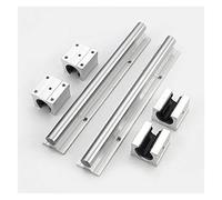 Partes de la Impresora 2pcs SBR12 Guía de riel Lineal D12 300400500600 1000 1200 1500mm Eje de riel Lineal 4pcs SBR12UU Bloque de rodamiento Lineal para CNC (Longitud de la guía: 900 mm)