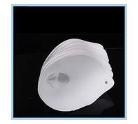 Partes de la Impresora 30 Piezas Filtro de Impresora 3D Consumibles de fotopolimerización Resina Papel Blanco Impresora 3D Piezas de reparación de Embudo más Grueso (tamaño: 20 Piezas)