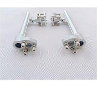 partes de la impresora 4,76 mm Soporte de eje flexible Motor Eje de fijación Montaje Cojinete Buje Suspensión 110 mm Repuestos adecuados para piezas de reparación de modelos de barcos CAT (Color: 2 pi