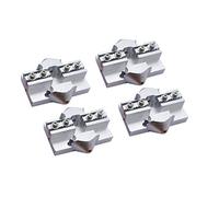 partes de la impresora 4pcs Impresora 3D Kossel Effector Carriage Aluminio Delta Mini Kossel Slider M3 / M4 con aparejo de tornillo Adecuado para piezas de reparación de cinturón de bucle cerrado (Col