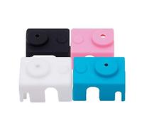 Partes de la Impresora 50pcs V6 Silicone Sock Impresora 3D para V6 PT100 J-Head hotend 1.75/3.0mm Extrusora de Bloque calentado para Piezas de reparación Prusa i3 MK3 (Color: Rosa, Tamaño: Oficial)