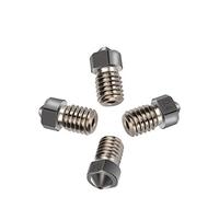 partes de la impresora 5PCS V6 Extrusora de cabeza en J con ventilador Volcano Block Boquilla larga 0.6 0.8 1.0 1.2 mm Parte Hotend Aluminio 1.75 mm 12V40W 1M para piezas de reparación de impresoras 3