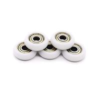 partes de la impresora Accesorios de impresora de 9 piezas BT0521 5217mm Rodamientos de acero de plástico de nailon Ruedas de polea Rodamientos de bolas de ranura incrustados para piezas de reparación