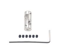 Partes de la Impresora Acoplador 1pc 2/3 / 3,17/4/5/6 / 6,35/8 / 10mm Acoplador de Eje para Conector de Motor Acoplamiento de Junta Universal de Metal (diámetro Interior: 4X3,17) (Size : 10X10)