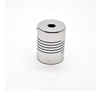 Partes de la Impresora Acoplador 1PC Impresoras 3D Piezas Aluminio para Motor CNC Acoplador de Eje de mordaza Acoplamiento Flexible OD19 L25mm (Diámetro Interior: 6x10mm) (Size : 6x6mm)