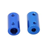 Partes de la Impresora Acoplador 5 unids/Lote Acoplamiento de aleación de Aluminio para Piezas de impresoras 3D Acoplador de Eje Flexible Azul 5 mm 8 mm Pieza de Tornillo para Motor Paso a Paso (Tam