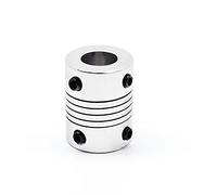 partes de la impresora Acoplador 5pcs / lot para impresora 3D Acoplador de eje de motor paso a paso 5x5 / 5x6 / 5x8 / 5x10 / 6.35x8 / 8x8 / 10x10 Mm Acoplador de eje de mandíbula Acoplamiento flexible