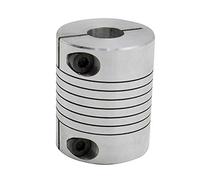 Partes de la Impresora Acoplador de Aluminio para Motor CNC Acoplador de Eje de mordaza de 4 mm a 12 mm Acoplamiento Flexible D25L30 Agujero Interior 4/5 / 6,35/8/10 / 12mm (Diámetro Interior: 4 10)