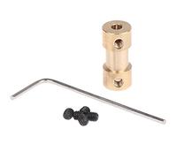 Partes de la Impresora Acoplador Eje de conexión de latón de 2-6 mm para Conector de accionamiento de Motor Manguito de Acoplamiento rígido (diámetro Interior: A1) (Size : A7)