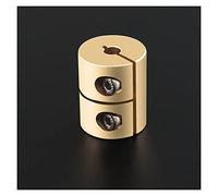 Partes de la Impresora Acoplador para Impresora 3D T8 Tornillo de Avance Acoplador de Eje rígido para servomotor Paso a Paso D20L25 5x8x25mm (Color: Plata) (Color : Golden)