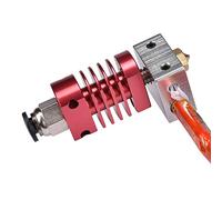 Partes de la Impresora All Metal J-Head hotend V6 Bowden Filament Wade Extruder Kit para CR-10 1.75/3.0MM Bowden Extruder 0.4 Nozzle 3D Printer Repair Parts (Tamaño: Bore 4.1 Red)