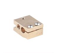 Partes de la Impresora Bloque de latón Calentador volcán para Sensor termistor Volcano Hotend PT100 Impresora 3D 24x20x12mm Piezas de reparación