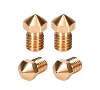 Partes de la Impresora Boquilla de latón V6 para M6 Hotend Titan J-Head y MK8 Ender3 Extruder Piezas de reparación de Piezas de Impresora 3D (Tamaño: 1PCS 3.0 0.6) (Size : 2PC 1.75 0.4)